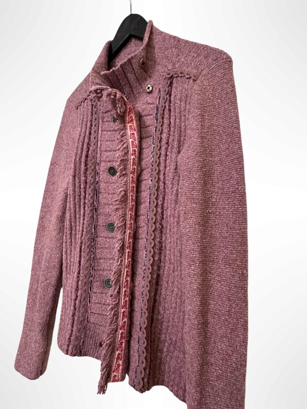 FREE PEOPLE Cuddle Bear Admiral Sweater Cardigan Size M - Picture 10 of 16